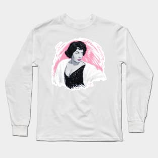 Carman McRae - An illustration by Paul Cemmick Long Sleeve T-Shirt